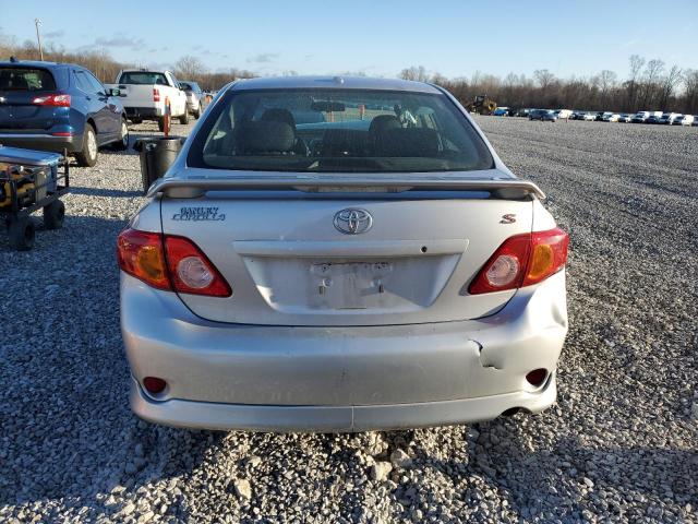 1NXBU4EE5AZ347340 - 2010 TOYOTA COROLLA BASE SILVER photo 6