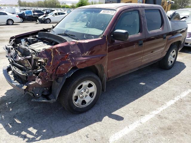 2HJYK16287H522856 - 2007 HONDA RIDGELINE RT BURGUNDY photo 1