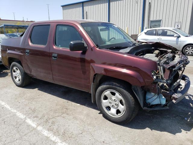 2HJYK16287H522856 - 2007 HONDA RIDGELINE RT BURGUNDY photo 4