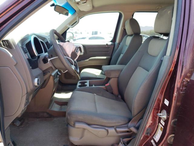 2HJYK16287H522856 - 2007 HONDA RIDGELINE RT BURGUNDY photo 7