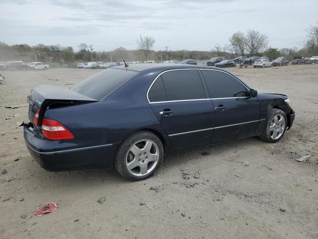 JTHBN36FX55019655 - 2005 LEXUS LS 430 BLUE photo 3