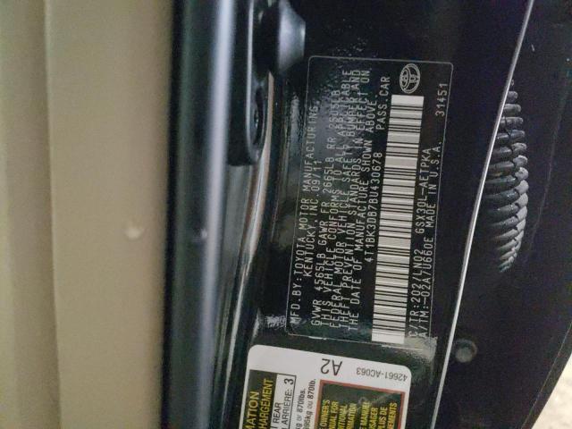 4T1BK3DB7BU430678 - 2011 TOYOTA AVALON BASE أسود صورة 13