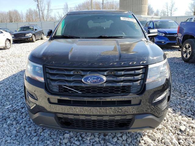 1FM5K8ARXHGA94642 - 2017 FORD EXPLORER POLICE INTERCEPTOR أسود صورة 5