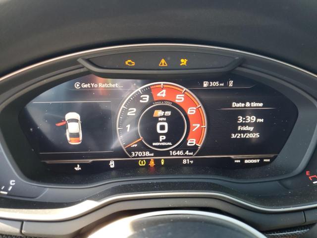 WAUR4AF5XJA013139 - 2018 AUDI S5 PRESTIGE BLACK photo 9