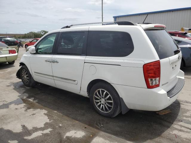 KNDMH4C76C6454023 - 2012 KIA SEDONA EX WHITE photo 2