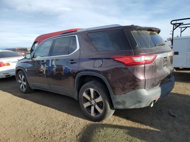 1GNEVHKW5JJ253051 - 2018 CHEVROLET TRAVERSE LT 紫色 照片 2