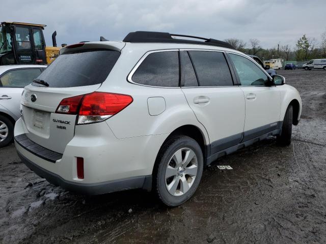 4S4BRDKCXC2216987 - 2012 SUBARU OUTBACK 3.6R LIMITED WHITE photo 3