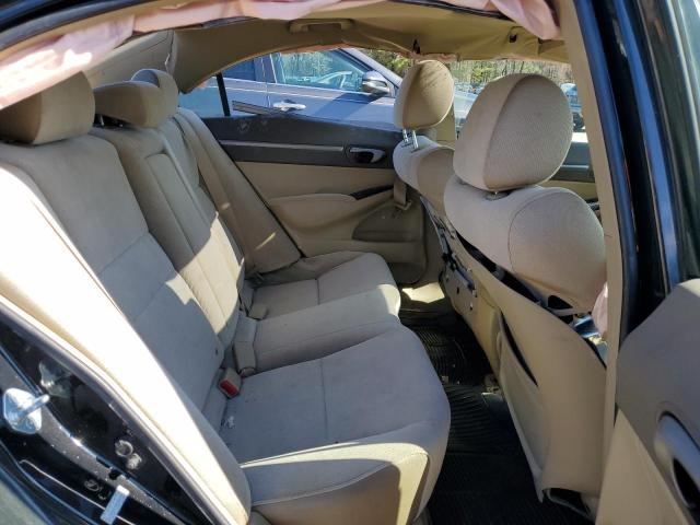 JHMFA16826S007814 - 2006 HONDA CIVIC EX BLACK photo 10