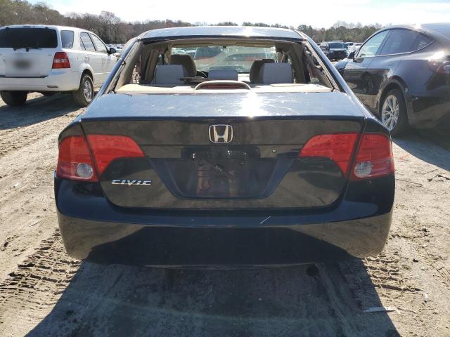 JHMFA16826S007814 - 2006 HONDA CIVIC EX BLACK photo 6