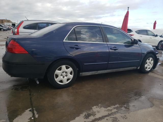 3HGCM56487G711140 - 2007 HONDA ACCORD LX BLUE photo 3