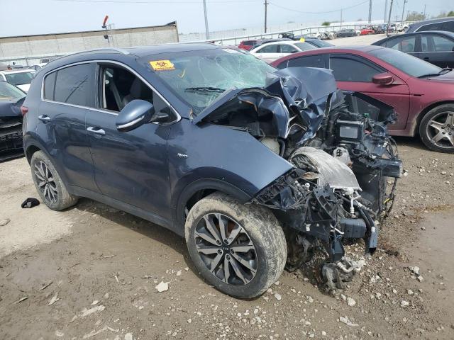 KNDPNCAC1J7432177 - 2018 KIA SPORTAGE EX BLUE photo 4