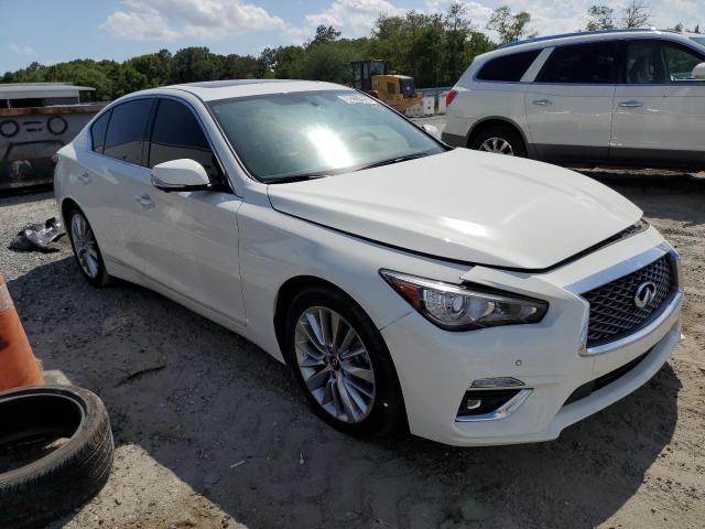 JN1EV7BP5MM707669 - 2021 INFINITI Q50 LUXE WHITE photo 4