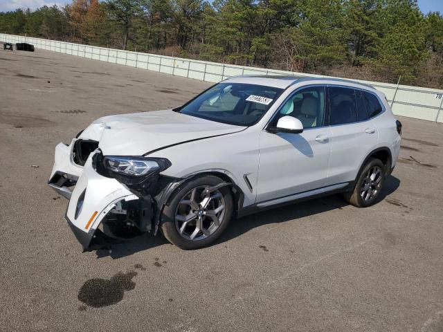 5UX53DP0XN9N18189 - 2022 BMW X3 XDRIVE30I WHITE photo 1