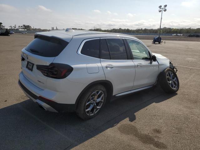 5UX53DP0XN9N18189 - 2022 BMW X3 XDRIVE30I WHITE photo 3