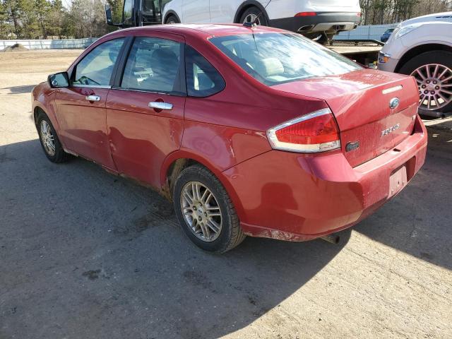 1FAHP3FN7AW141123 - 2010 FORD FOCUS SE RED photo 2