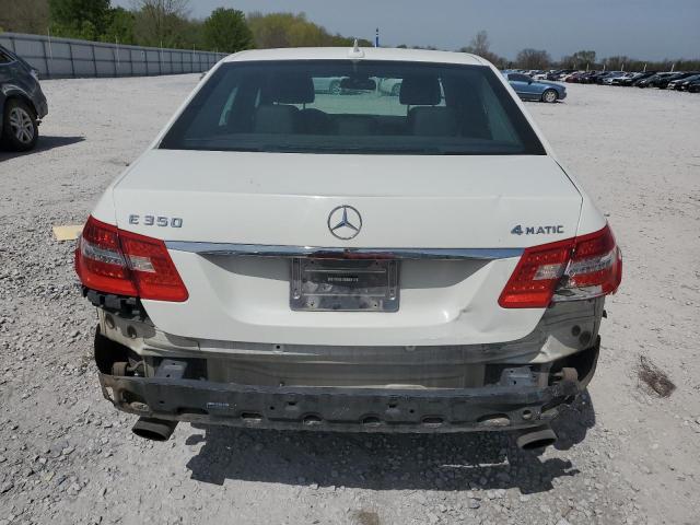 WDDHF8HB7BA430987 - 2011 MERCEDES-BENZ E 350 4MATIC WHITE photo 6