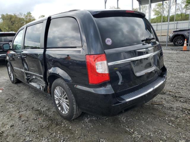 2C4RC1CG3DR559423 - 2013 CHRYSLER TOWN & COU TOURING L BLACK photo 2