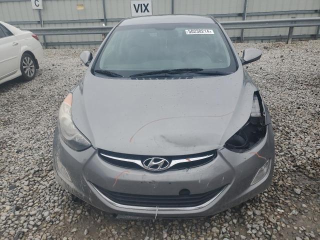 KMHDH4AE2DU775955 - 2013 HYUNDAI ELANTRA GLS SILVER photo 5