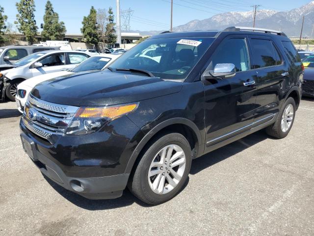 1FMHK8D85CGA74498 - 2012 FORD EXPLORER XLT BLACK photo 1