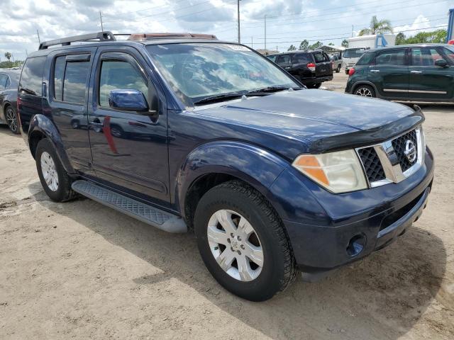 5N1AR18U77C611395 - 2007 NISSAN PATHFINDER LE 蓝色 照片 4