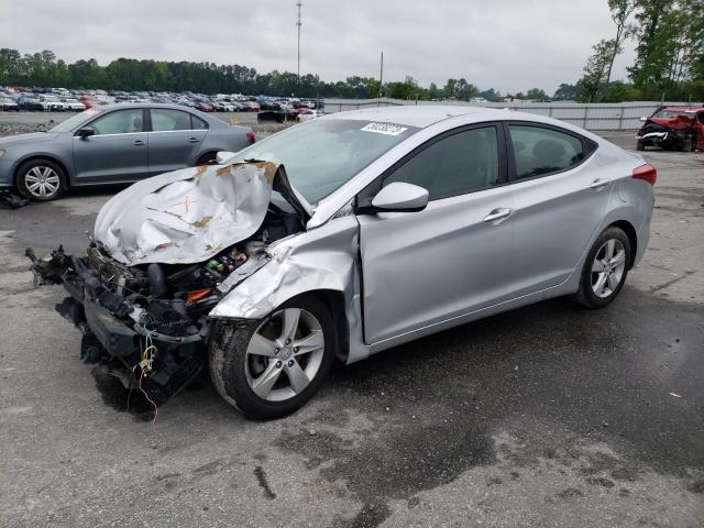 5NPDH4AE4DH297133 - 2013 HYUNDAI ELANTRA GLS SILVER photo 1