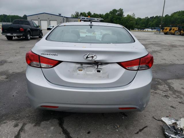 5NPDH4AE4DH297133 - 2013 HYUNDAI ELANTRA GLS SILVER photo 6