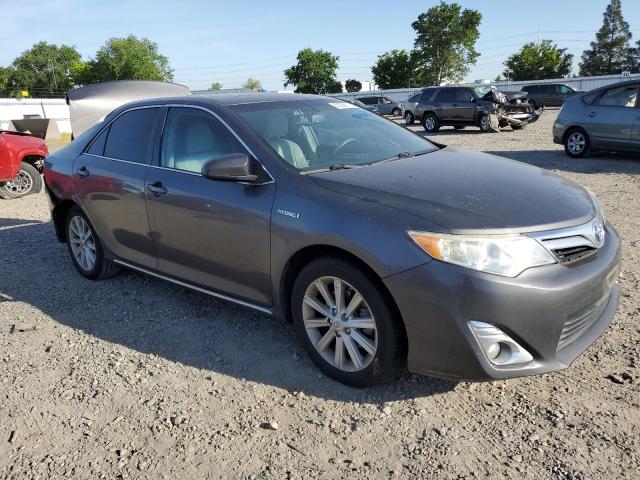 4T1BD1FK7EU110387 - 2014 TOYOTA CAMRY HYBRID GRAY photo 4