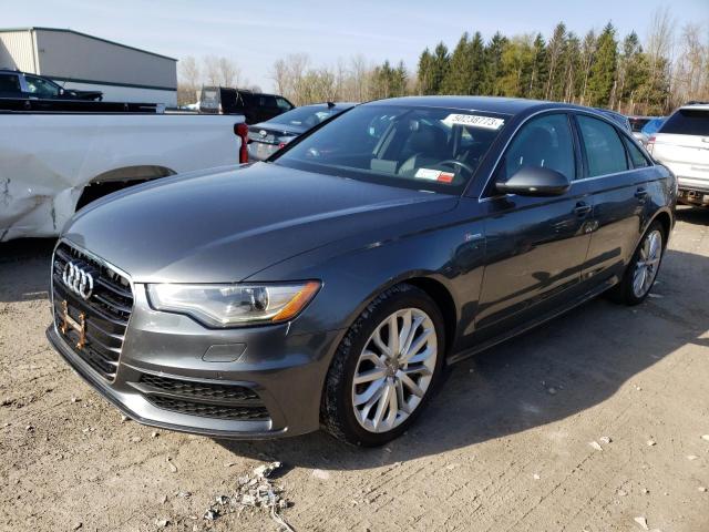 WAUHGAFC7EN030142 - 2014 AUDI A6 PRESTIGE ნაცრისფერი ფოტო 1