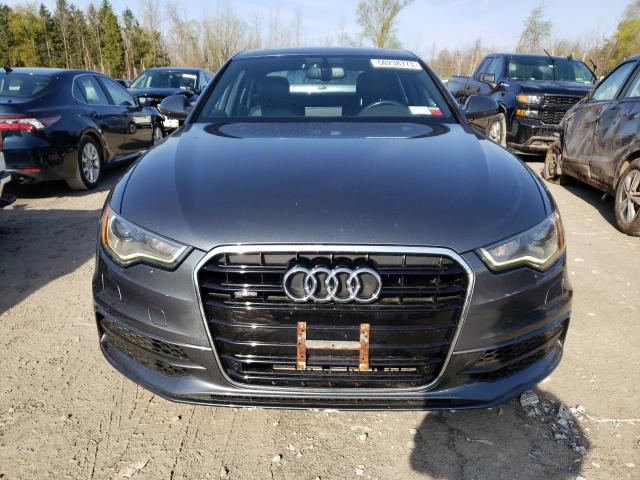WAUHGAFC7EN030142 - 2014 AUDI A6 PRESTIGE ნაცრისფერი ფოტო 5