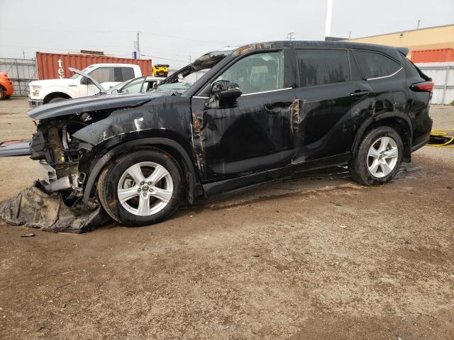 5TDBZRBH1LS503043 - 2020 TOYOTA HIGHLANDER L BLACK photo 1