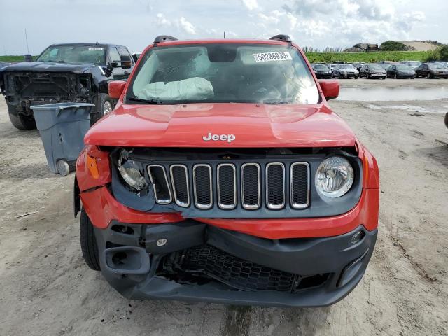 ZACCJABT9FPB34919 - 2015 JEEP RENEGADE LATITUDE RED photo 5