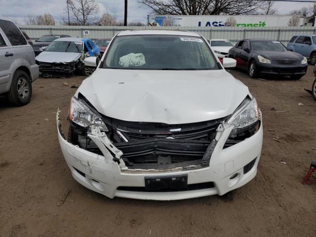 3N1AB7AP7DL751711 - 2013 NISSAN SENTRA S WHITE photo 5