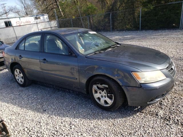 5NPET46C99H404615 - 2009 HYUNDAI SONATA GLS BLUE photo 4