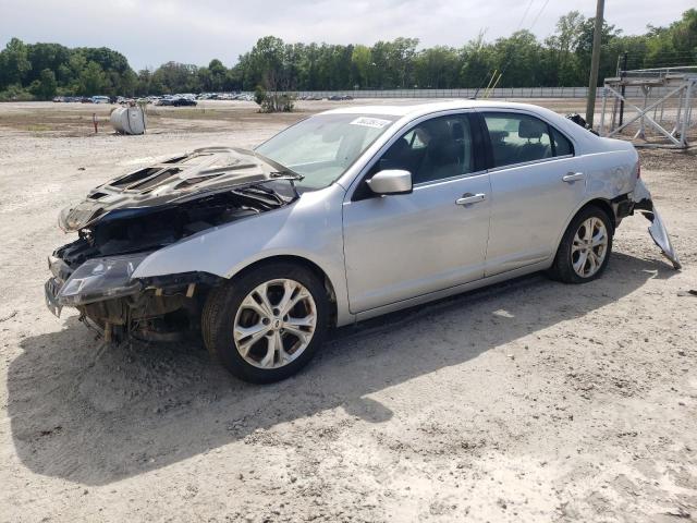 3FAHP0HA2CR306705 - 2012 FORD FUSION SE SILVER photo 1