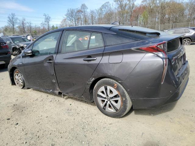 JTDKARFU5H3543262 - 2017 TOYOTA PRIUS GRAY photo 2