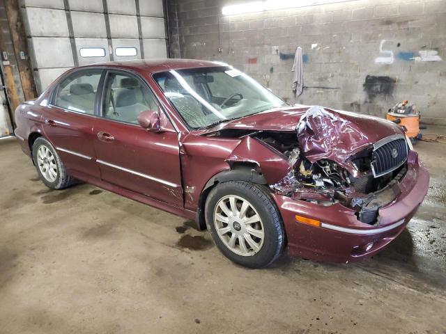 KMHWF35H15A110237 - 2005 HYUNDAI SONATA GLS BURGUNDY photo 4