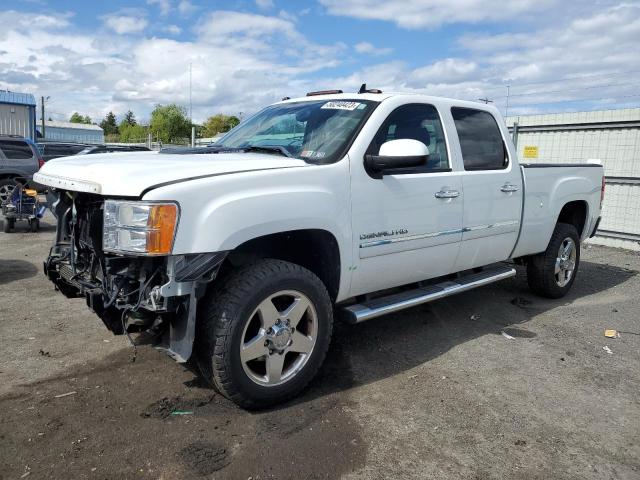 1GT125EG7CF138217 - 2012 GMC SIERRA K2500 DENALI WHITE photo 1