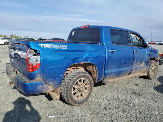 5TFHY5F19GX550937 - 2016 TOYOTA TUNDRA CREWMAX LIMITED BLUE photo 3