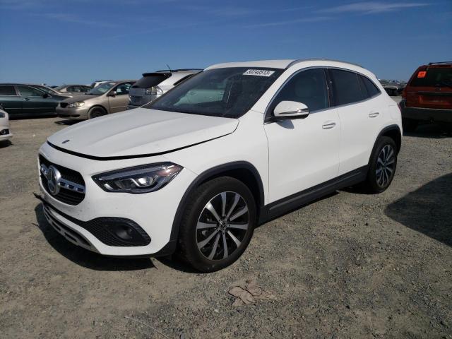 W1N4N4HB5MJ145835 - 2021 MERCEDES-BENZ GLA 250 4MATIC WHITE photo 1