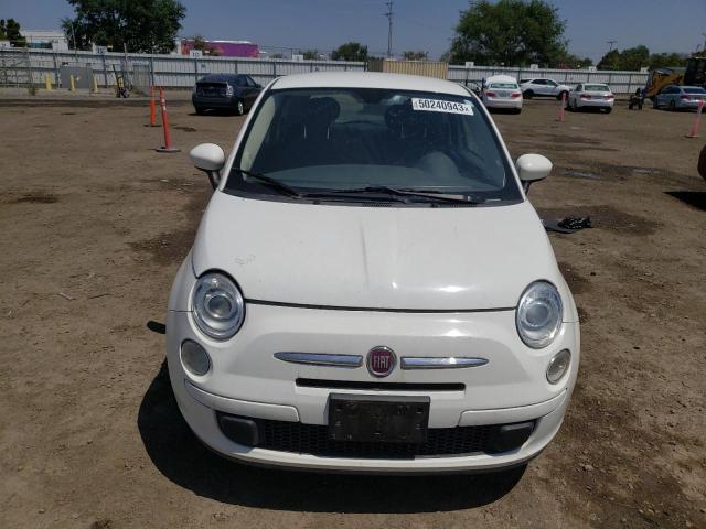 3C3CFFAR2FT615547 - 2015 FIAT 500 POP WHITE photo 5