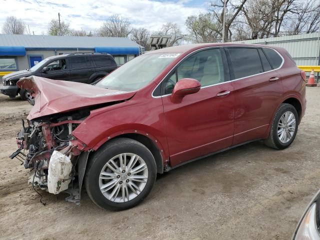 LRBFXASA9HD047287 - 2017 BUICK ENVISION PREFERRED BURGUNDY photo 1