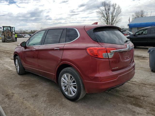 LRBFXASA9HD047287 - 2017 BUICK ENVISION PREFERRED BURGUNDY photo 2