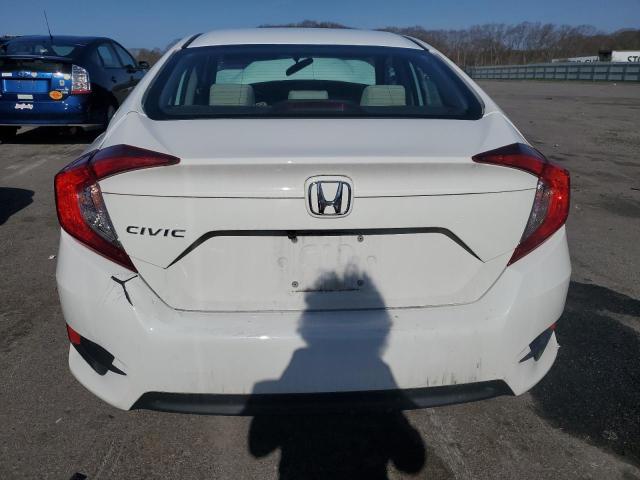 19XFC2F59JE203266 - 2018 HONDA CIVIC LX WHITE photo 6