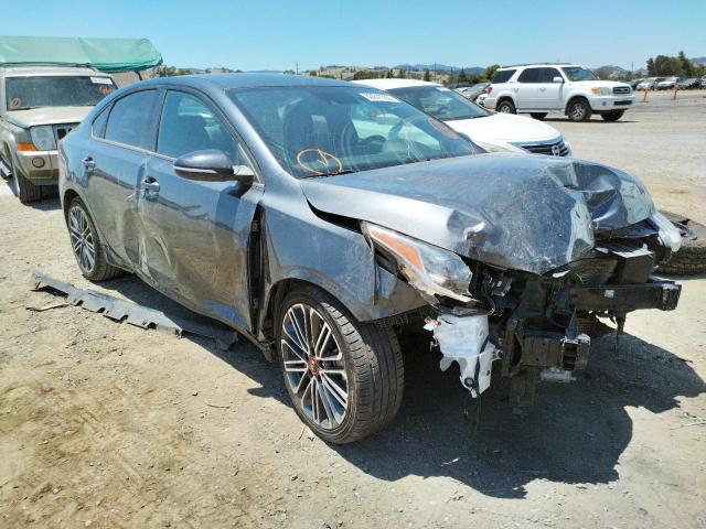 3KPF44AC1LE133280 - 2020 KIA FORTE GT GRAY photo 9