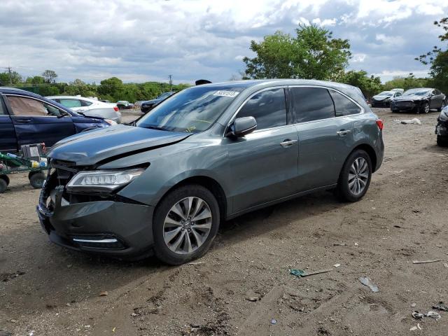 5FRYD4H42FB028185 - 2015 ACURA MDX TECHNOLOGY GRAY photo 1