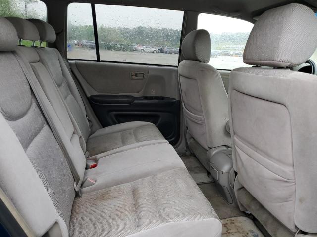 JTEGD21A330054317 - 2003 TOYOTA HIGHLANDER BLUE photo 11