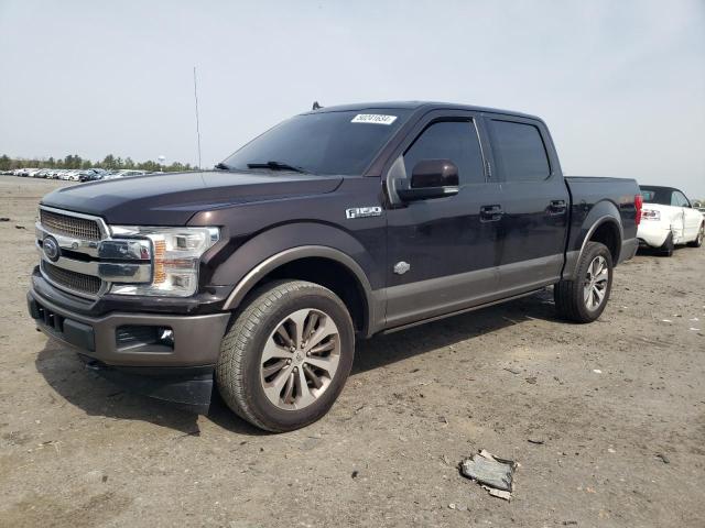 1FTEW1E46KFC49201 - 2019 FORD F150 SUPERCREW BROWN photo 1