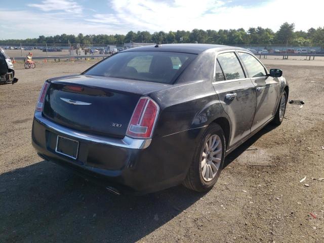 2C3CCAAG6DH568930 - 2013 CHRYSLER 300 BLACK photo 4