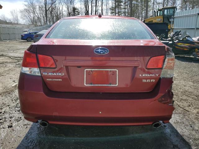 4S3BMDL69D2018236 - 2013 SUBARU LEGACY 3.6R LIMITED RED photo 6