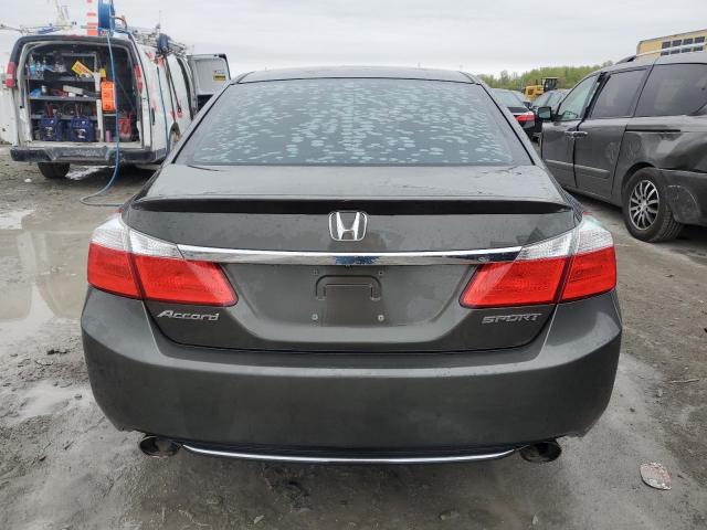 1HGCR2F54DA085119 - 2013 HONDA ACCORD SPORT GRAY photo 6